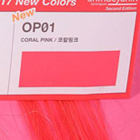 Пример использования Краска Anthocyanin Коралловый розовый Coral Pink OP01